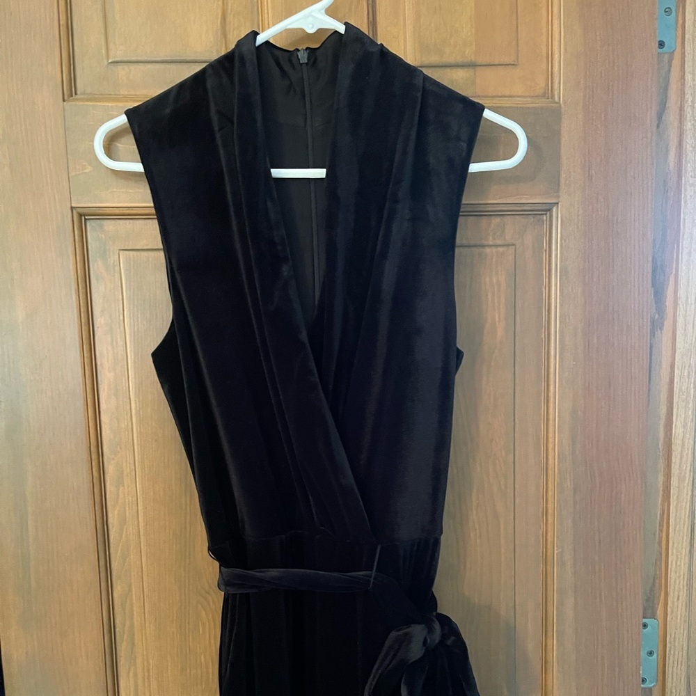 Gorgeous black velvet jumpsuit